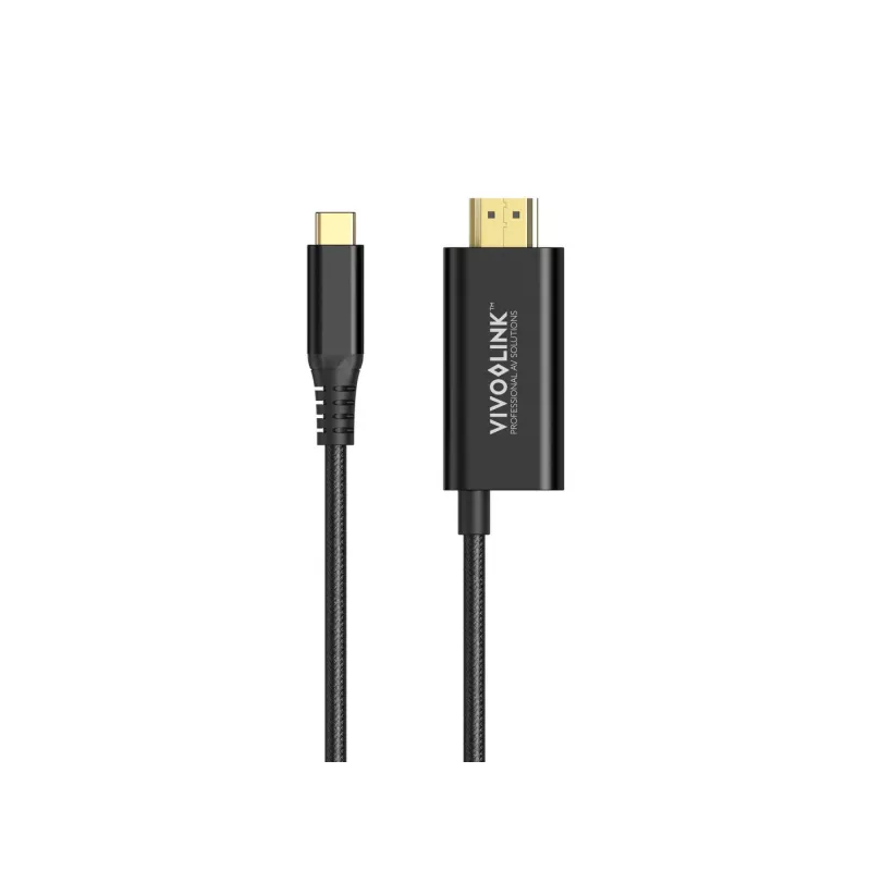 Cabo USB-C para HDMI com alimentação de 100 W VivoLink, modelo PROUSBCHDMIMM2-CHARGE