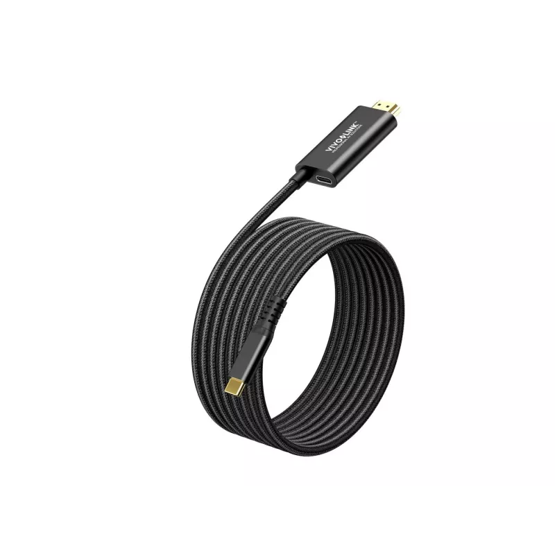 Cabo USB-C para HDMI com alimentação de 100 W VivoLink, modelo PROUSBCHDMIMM2-CHARGE