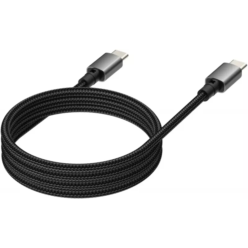 Cabo USB-C para USB-C VISION TC 1MUSBCMAG/BL — 1 m, USB 3.2 Gen 2 (3.1 Gen 2), preto, contactos niquelados
