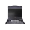 ATEN CL5708N Consola de rack 48,3 cm (19 polegadas) 1280 x 1024 píxeis Metal, plástico preto 1HE