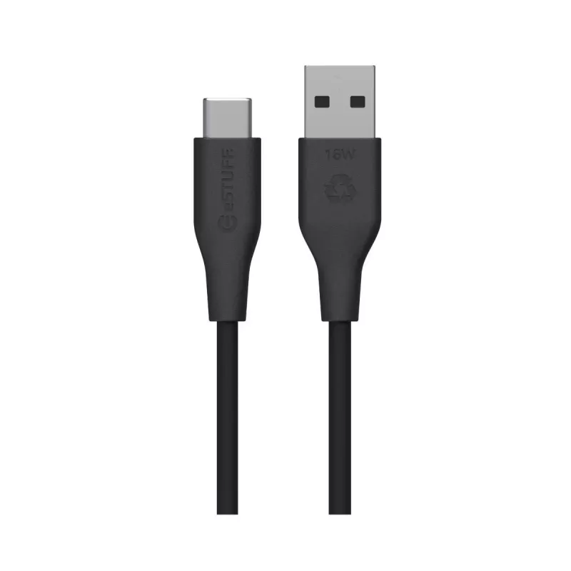 eSTUFF ES605180 Cabo USB USB 2.0 1 m USB-C USB-A preto