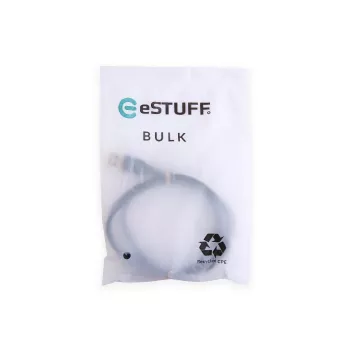 eSTUFF ES605180-BULK Cabo USB USB 2.0 1 m USB C USB A preto