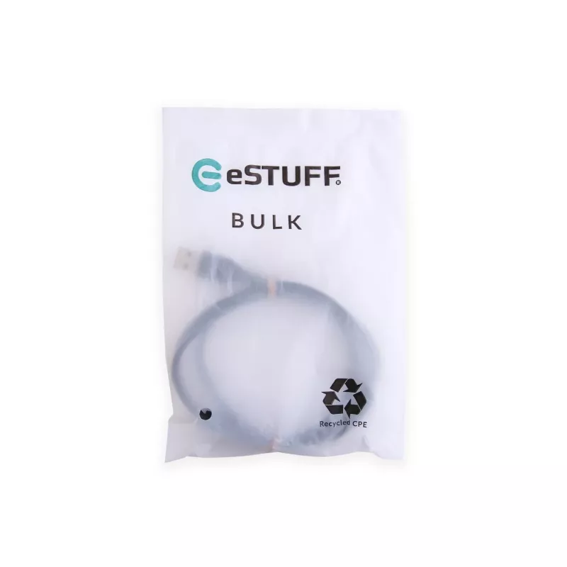 eSTUFF ES605180-BULK Cabo USB USB 2.0 1 m USB C USB A preto