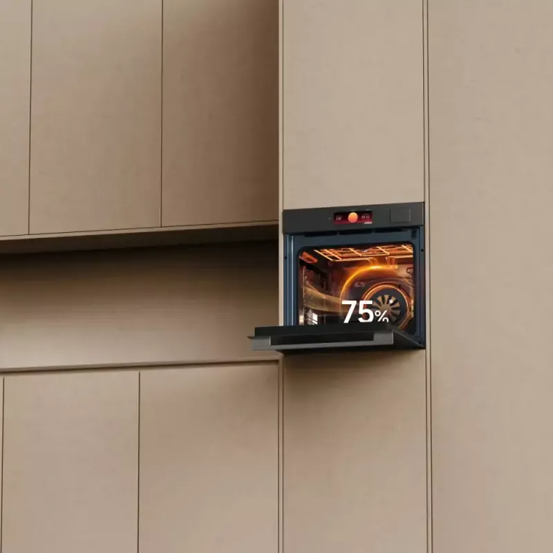 Forno de encastrar Dreame OZ60 Pro Combi — 81 L, 60 cm, preto, classe energética A++