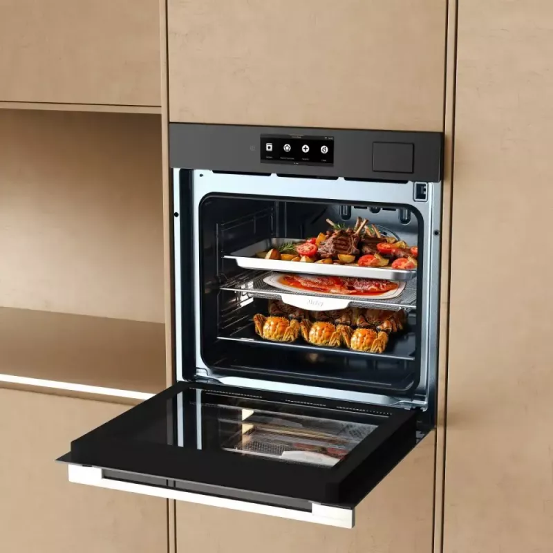 Forno de encastrar Dreame OZ60 Pro Combi — 81 L, 60 cm, preto, classe energética A++