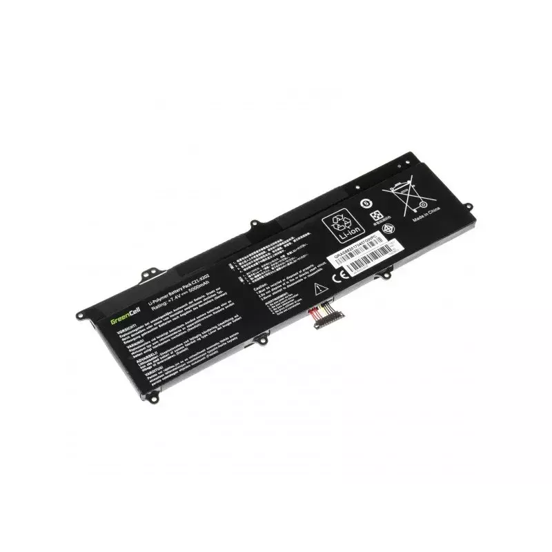 Bateria para portáteis ASUS Green Cell AS88 — compatível com X201E, F201E, VivoBook F202E, Q200E, S200E, X202E