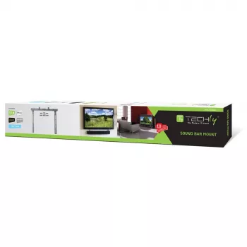 Suporte para soundbar para TV até 10 kg Techly, suporte de TV, preto ICA-PLB 102S