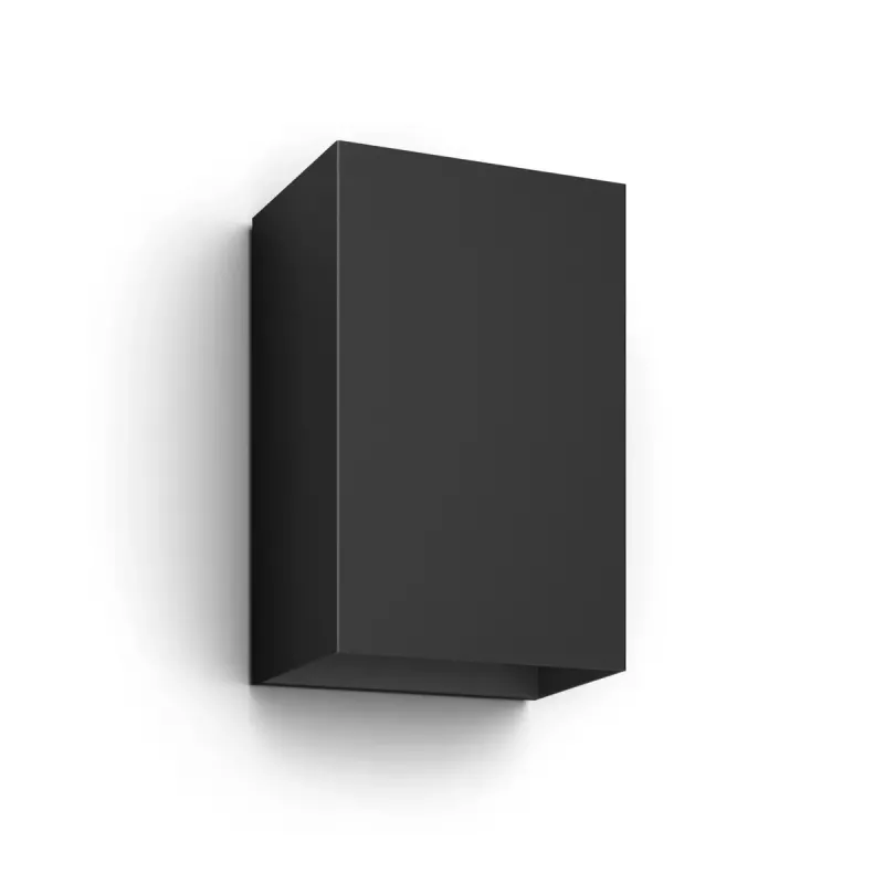Aplique de parede exterior Philips Hue White and Colour Ambience Resonate LED preto