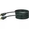 Cabo HDMI SCHWAIGER HDM100 013 — 10 m, HDMI Type-A macho-macho, contactos banhados a ouro, preto