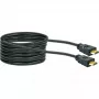 Cabo HDMI SCHWAIGER HDM100 013 — 10 m, HDMI Type-A macho-macho, contactos banhados a ouro, preto