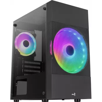 Caixa de PC Aerocool Atomic Lite Mini Tower preta