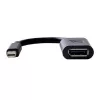 Adaptador de cabo de vídeo DELL 470-13627 0,203 m 20-Pin DisplayPort FM Apple Mini-DisplayPort M preto