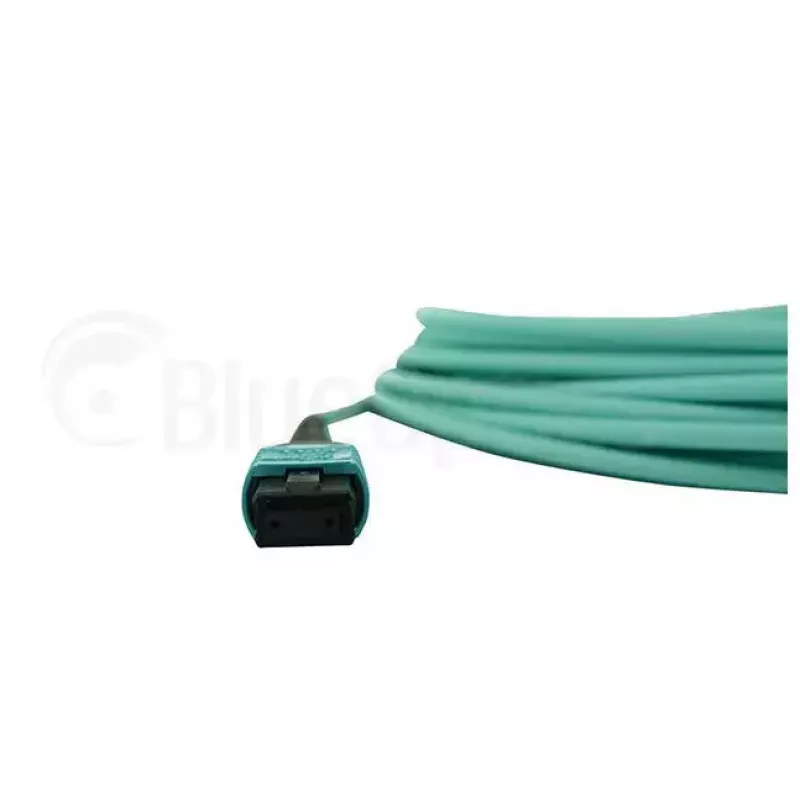 Cabo de fibra ótica BlueOptics 9380014-10M MPO para 4x LC, 10 m, OM3, aqua