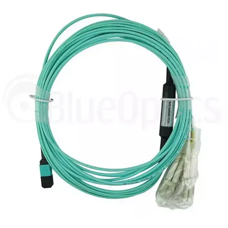 Cabo de fibra ótica BlueOptics MTP-4LC-M10M 10 m OM3 MTP para 4×LC full duplex