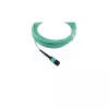 Cabo de fibra ótica BlueOptics SFP5141EU10MKB 10 m OM3 MPO para 4×LC azul-água