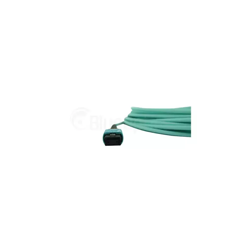 Cabo de fibra ótica BlueOptics SFP5141EU10MKB 10 m OM3 MPO para 4×LC azul-água