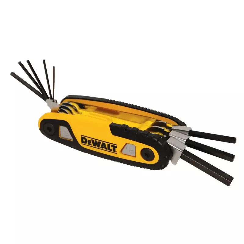 DeWalt DWHT0-70263 conjunto de chaves sextavadas de bolso, 8 peças