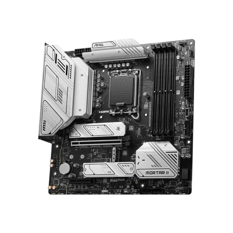 Placa-mãe MSI MAG B760M MORTAR WIFI II Intel B760 LGA 1700 micro ATX
