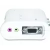 Comutador KVM Trendnet TK-409K USB VGA 2048x1536 1,6 m com fios azul