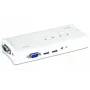Comutador KVM Trendnet TK-409K USB VGA 2048x1536 1,6 m com fios azul