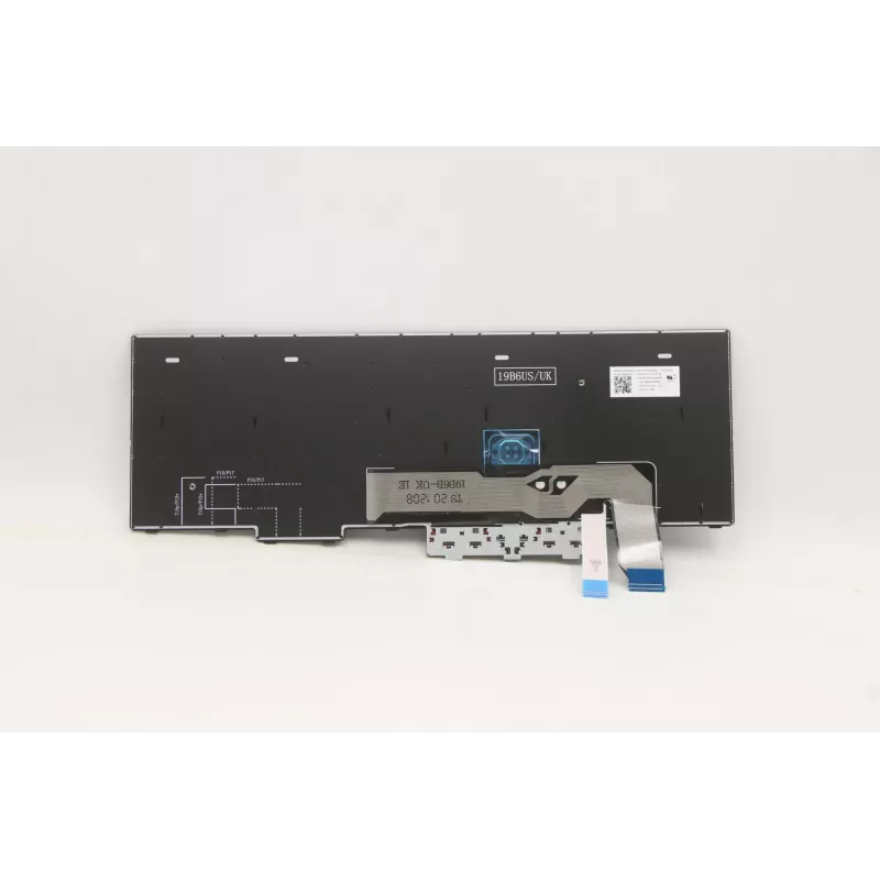 Lenovo 5N20W68156 Peça de substituição para portátil teclado