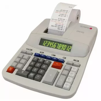 Calculadora de mesa com impressora Olympia CPD 512