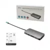 i-tec Metal USB-C Nano Dock HDMI/VGA com LAN + carregador universal 77 W