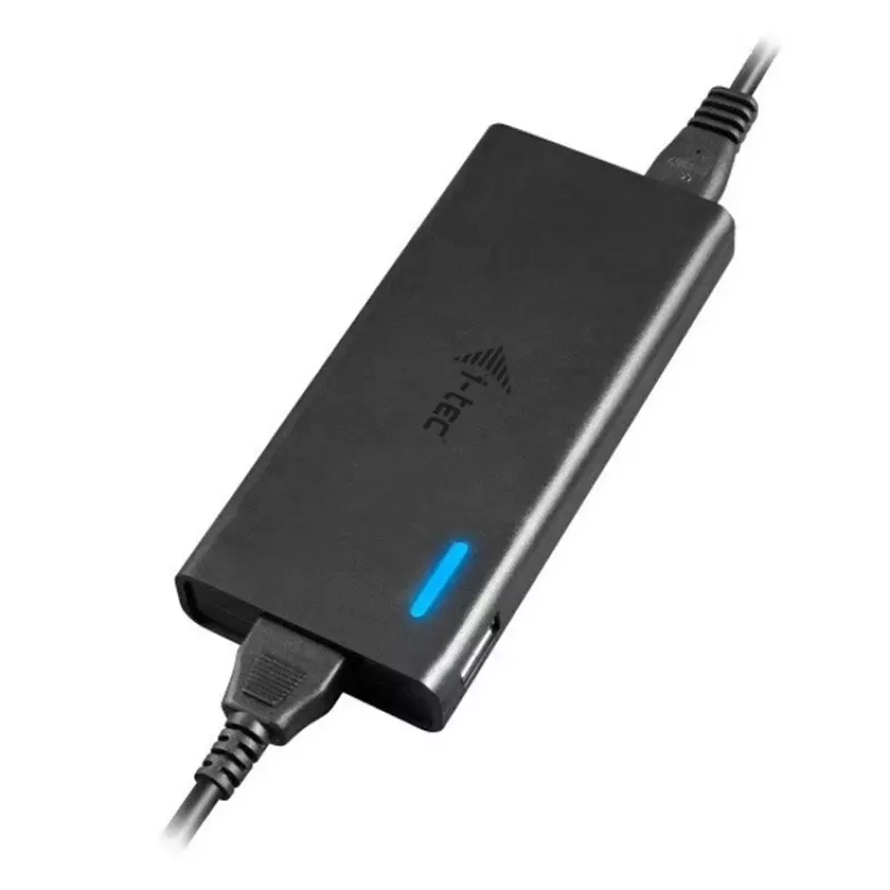 i-tec Metal USB-C Nano Dock HDMI/VGA com LAN + carregador universal 77 W