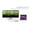 i-tec Metal USB-C Nano Dock HDMI/VGA com LAN + carregador universal 77 W