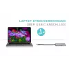 i-tec Metal USB-C Nano Dock HDMI/VGA com LAN + carregador universal 77 W