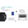 i-tec Metal USB-C Nano Dock HDMI/VGA com LAN + carregador universal 77 W
