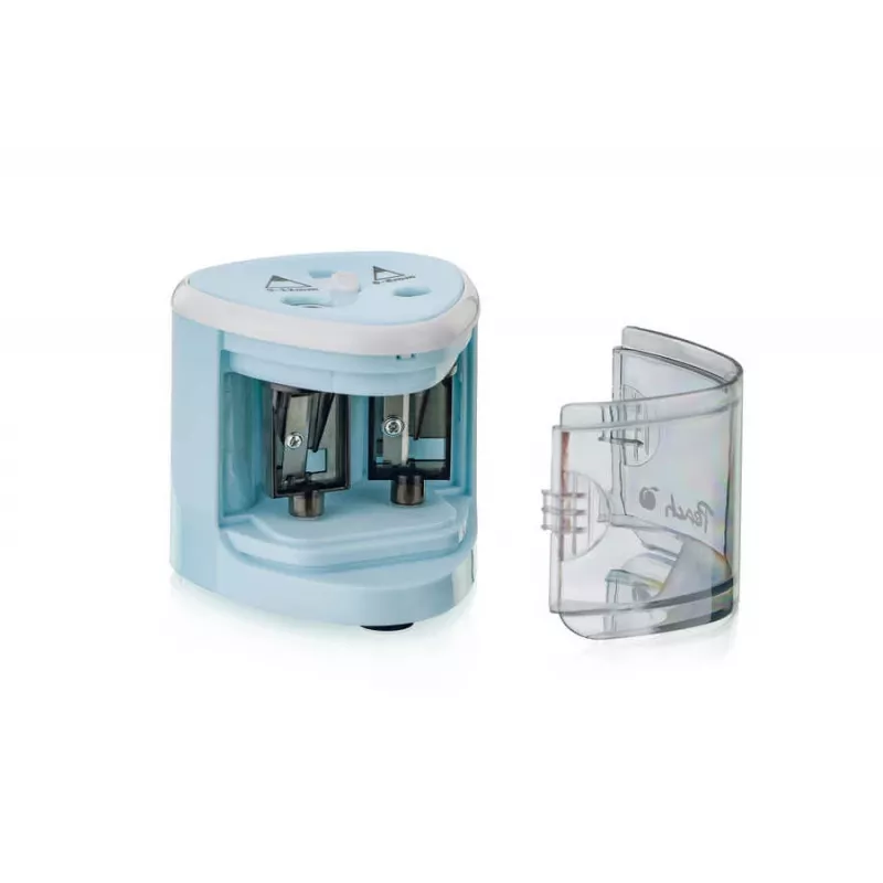 Peach PO102 afia-lápis elétrico azul, branco