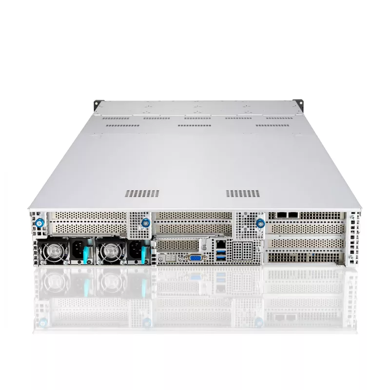 ASUS RS720-E11-RS24U Intel C741 Rack (2U) preto, prateado