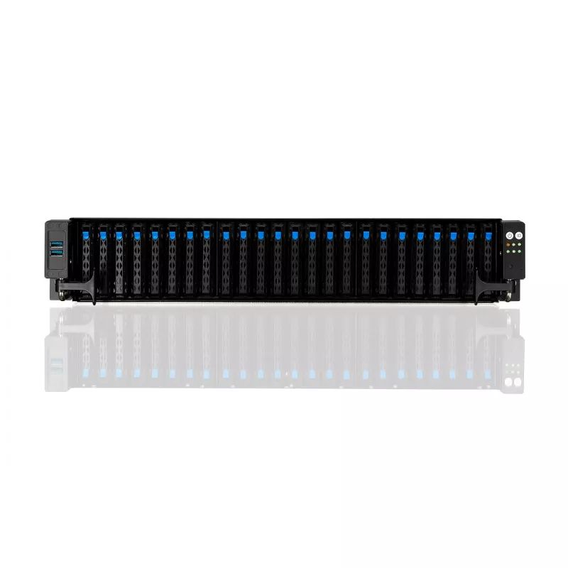 ASUS RS720-E11-RS24U Intel C741 Rack (2U) preto, prateado