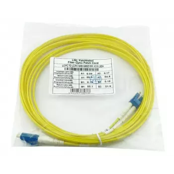 BlueOptics AK345A-BO Cabo de fibra ótica InfiniBand 2 m LC amarelo