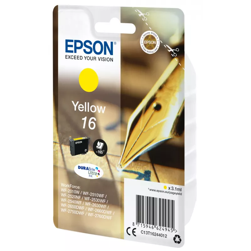 Epson Pen and crossword Singlepack amarelo 16 DURABrite Ultra tinta