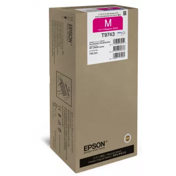 Unidade de reserva de tinta magenta, Epson, magenta XXL, tinta pigmentada, 735,2 ml, 84.000 páginas, original