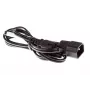 Zebra CS-CC6-IEC cabo de alimentação preto 0,5 m conector fêmea C7 conector fêmea C14