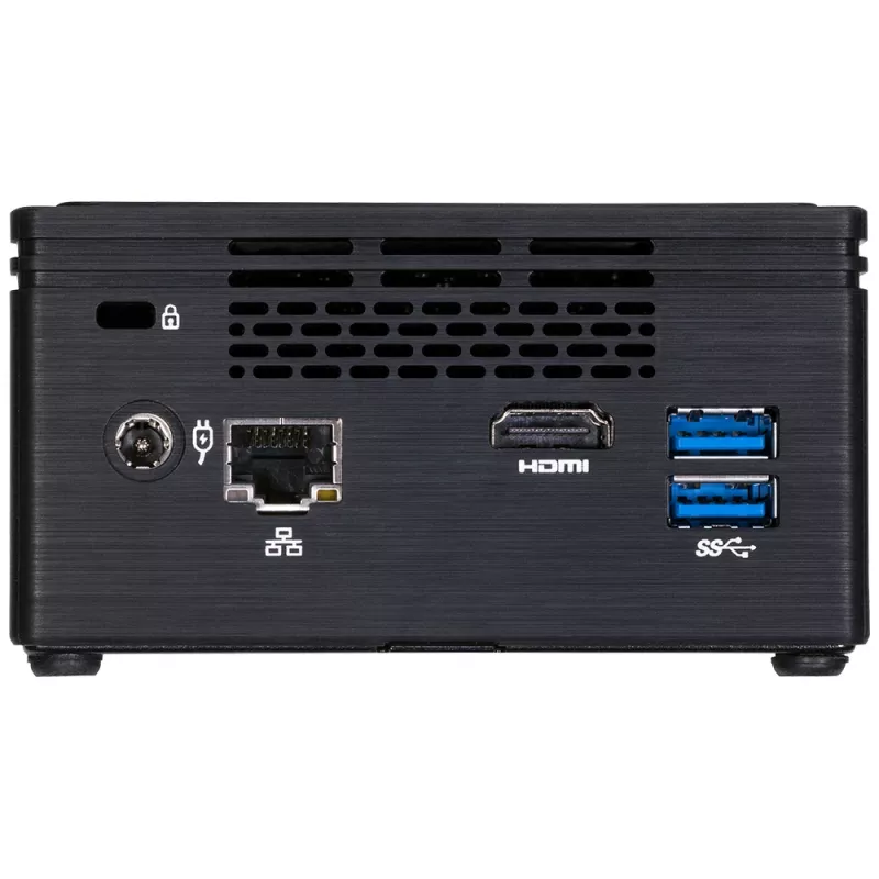 GIGABYTE GB-BPCE-3455 PC/workstation barebone PC de 0,69 litros preto J3455 BGA 1296 1,5 GHz