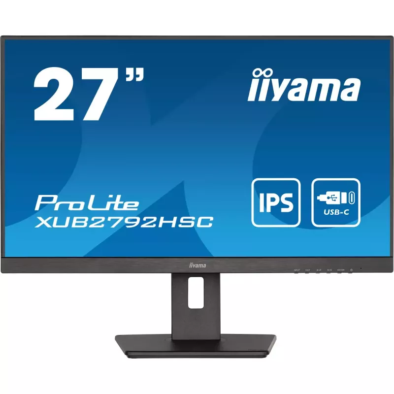 Monitor iiyama ProLite XUB2792HSC-B5 68,6 cm (27 polegadas) 1920 x 1080 pixels Full HD LED preto