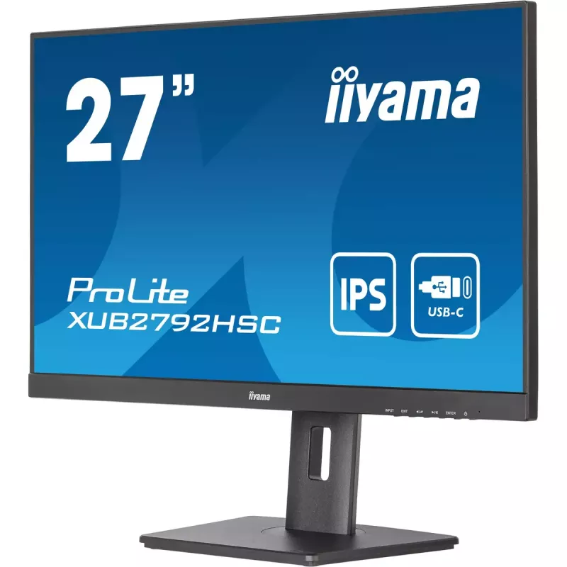 Monitor iiyama ProLite XUB2792HSC-B5 68,6 cm (27 polegadas) 1920 x 1080 pixels Full HD LED preto