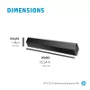 Sistema de conferência soundbar Z G3, preto