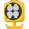 Extensão de energia Brennenstuhl 1151160100 5m 4 tomadas para interior preto amarelo