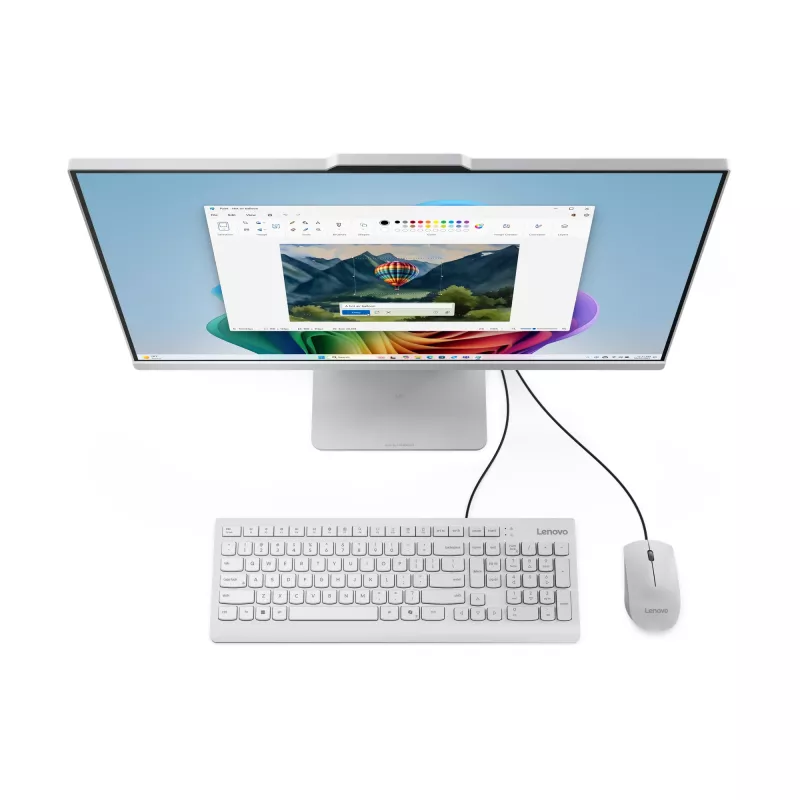 PC All-in-One Lenovo IdeaCentre AIO 27AKP10 AMD Ryzen™ 7 250 68,6 cm (27 polegadas) 1920 x 1080 píxeis 32 GB DDR5-SDRAM 1 TB SSD Windows 11 Home Wi-Fi 6 (802.11ax) cinzento