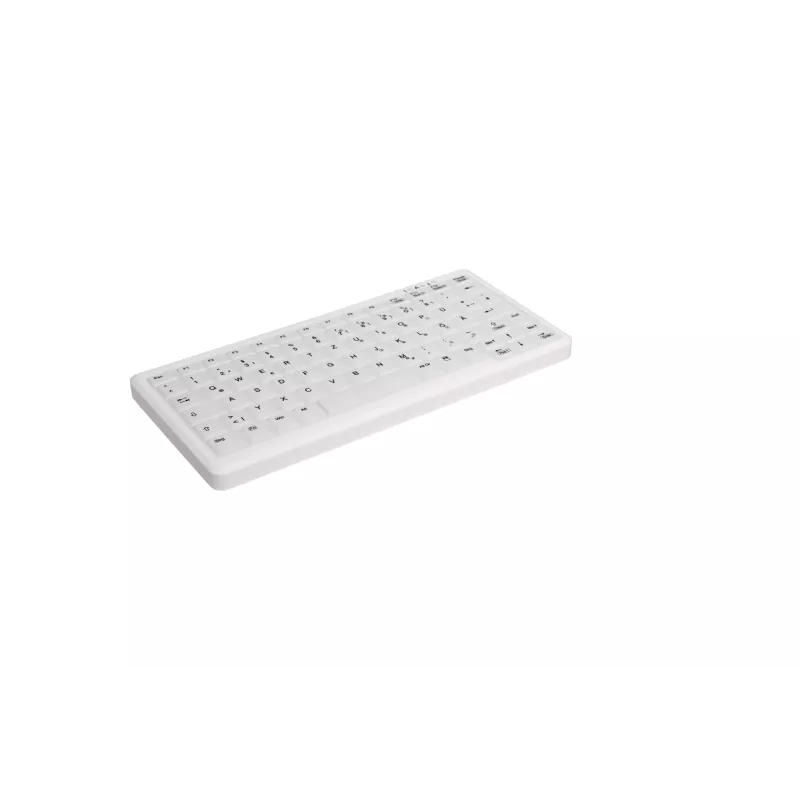 Teclado médico Contour Design Active Key Contour ClassicClean IP68 Mini com fios branco DE C4110