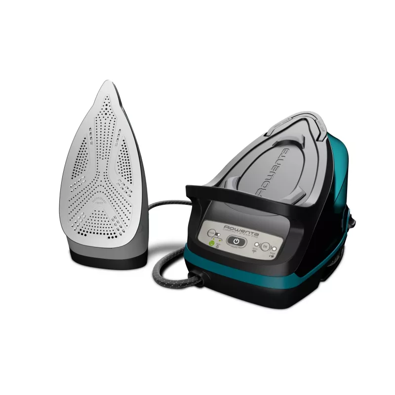 Rowenta DG7623 2200 W 1,1 L Microsteam 400 HD base de engomar a laser preto, azul