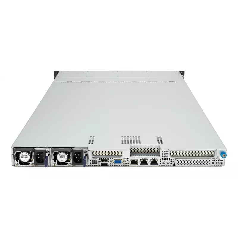 ASUS RS500A-E12-RS4U Socket SP5 Rack (1U) preto, prateado