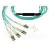 Cabo de fibra ótica BlueOptics MC6709309-010-BO 10 m OM3 MPO para 4×LC (50 µm) aqua