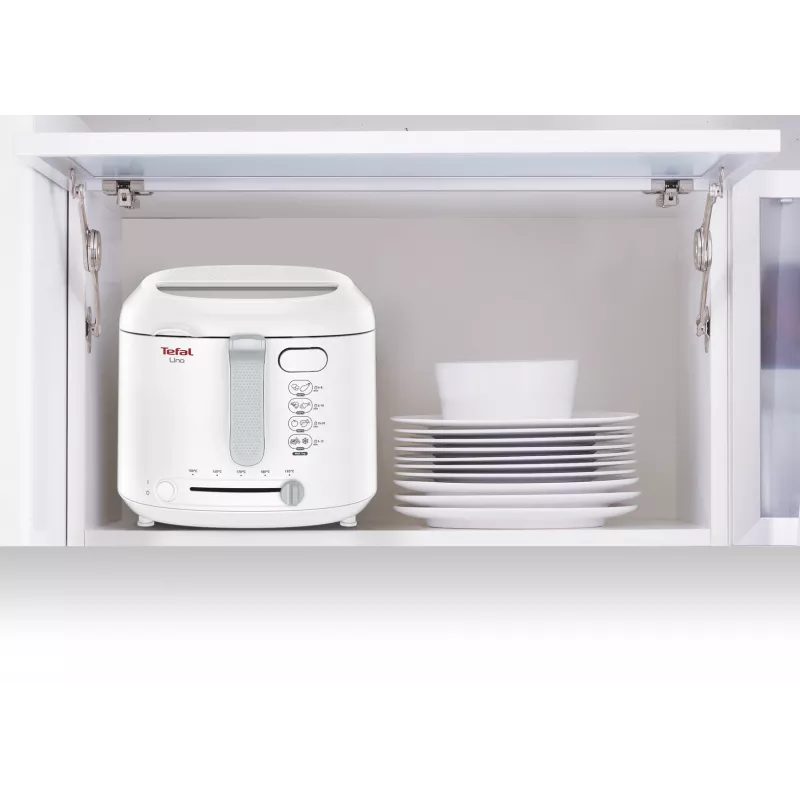 Tefal Uno FF203130 Fritadeira Individual 1,8 l Aparelho de bancada 1600 W Fritadeira Branca