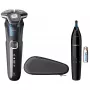 Máquina de barbear elétrica Philips SHAVER Series 5000 S5889/11 Máquina de barbear húmido e seco Máquina de barbear rotativa Lâminas SteelPrecision
